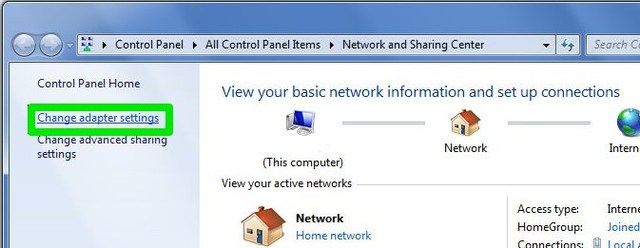 Change Adapter Settings - Internet Speed Up Tips - 10 Internet Speed Up Tips and Tricks to Improve Your Slow Internet Experience