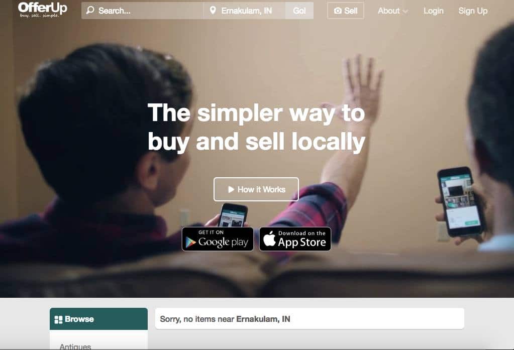 offerup_result - Other Sites Like Craigslist: Top 10 Best Free Online Classifieds Sites Similar to Craigslist