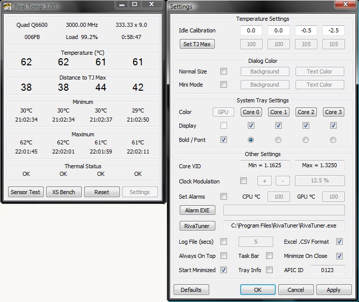 RealTemp - Monitor Heat of CPU - Best CPU Temp Monitor Software - Top 10 Best CPU Temp Monitoring Programs to Monitor CPU Temperature