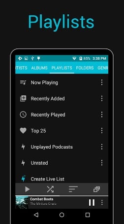 rocket player - best music players for Android - Best Android Music Player - Top 8 Best Music Player Apps for Android to Supercharge Your Music Experience