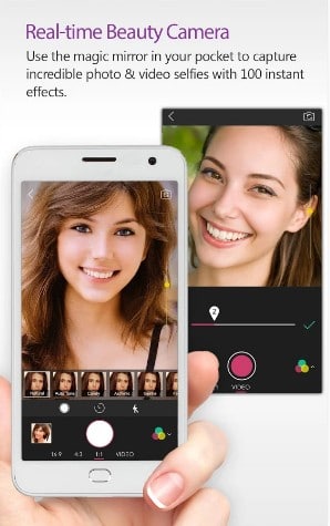YouCam Perfect - best android selfie camera apps - Best Selfie Camera Apps for Android