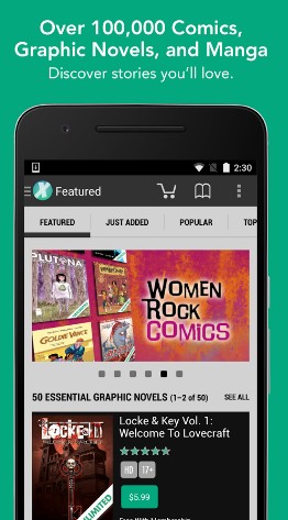 comiXology - best comic apps for Android - Comic Book Reader App - Comic Book App for Android - Best Android Comic Book Reader Apps