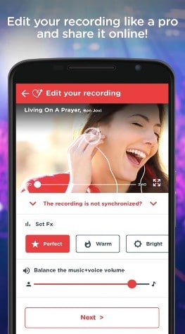 red karaoke - best karaoke apps for Android - Best Karaoke Apps - Top 7 Best Singing Apps that Make You Sound Good