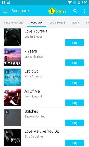 yokee - best karaoke apps for Android - Best Karaoke Apps - Top 7 Best Singing Apps that Make You Sound Good