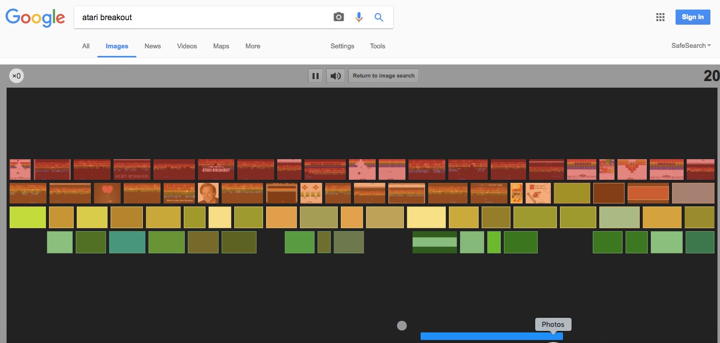 Play Atari Breakout in Google - Google Search Tips and Tricks