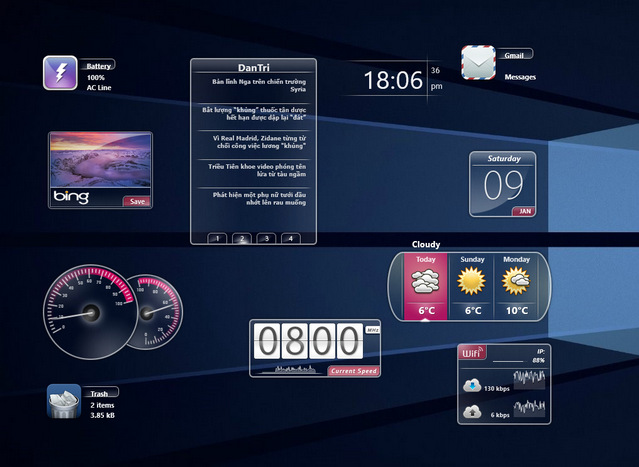 Speed - 20 Best Rainmeter Skins to Customize Rainmeter - Best Rainmeter Skins - Cool Skins for Rainmeter Theme