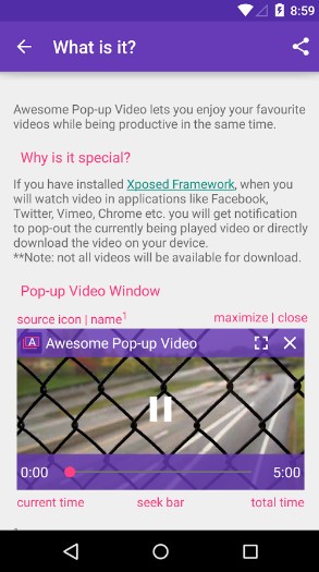 awesome popup video - amplify - Best Xposed Framework Modules for Android - Top 10 Best Xposed Framework Modules for Android