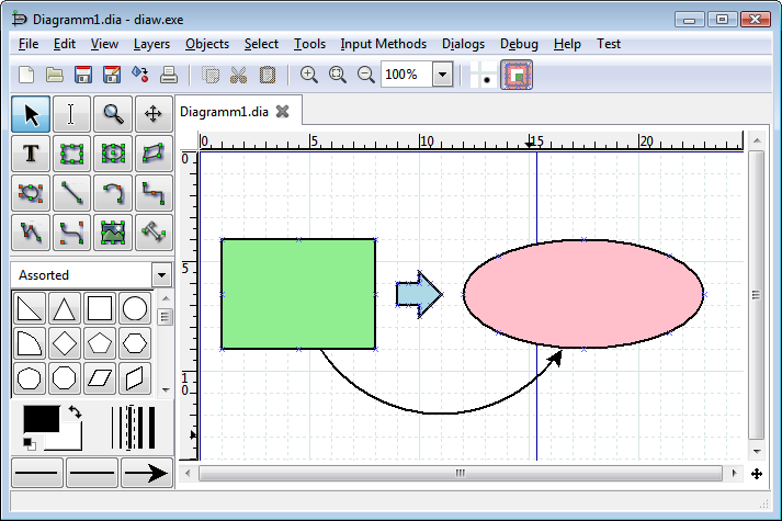 dia - Best Alternatives to Visio - Free Visio Alternatives Diagramming Software for Windows