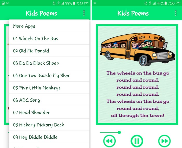 Kids Poems - Best Poetry Writing Apps to Learn Poetry Writing on Android