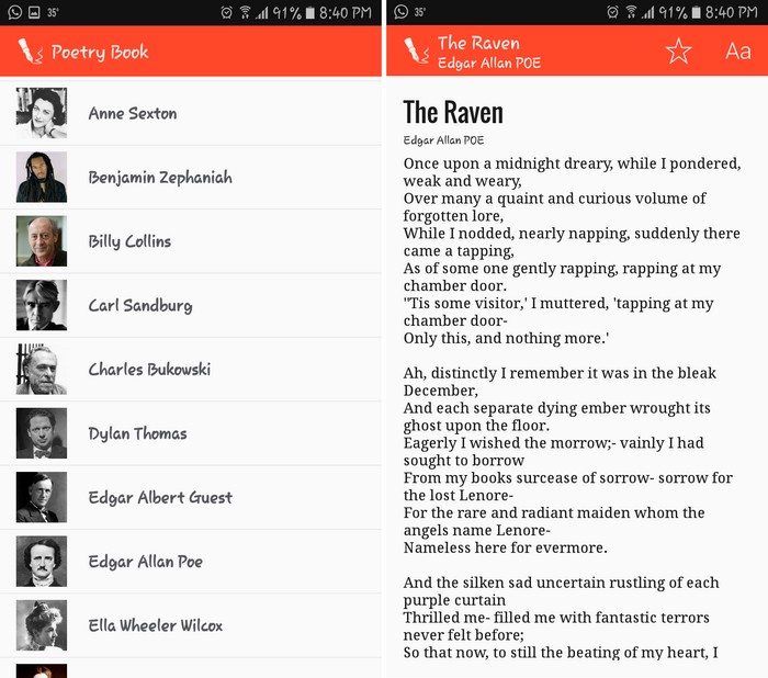 Poetry Book - Best Poetry Writing Apps to Learn Poetry Writing on Android