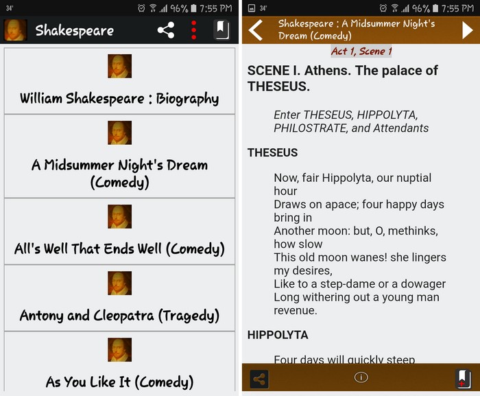 Shakespeare Complete Works - Best Poetry Writing Apps to Learn Poetry Writing on Android