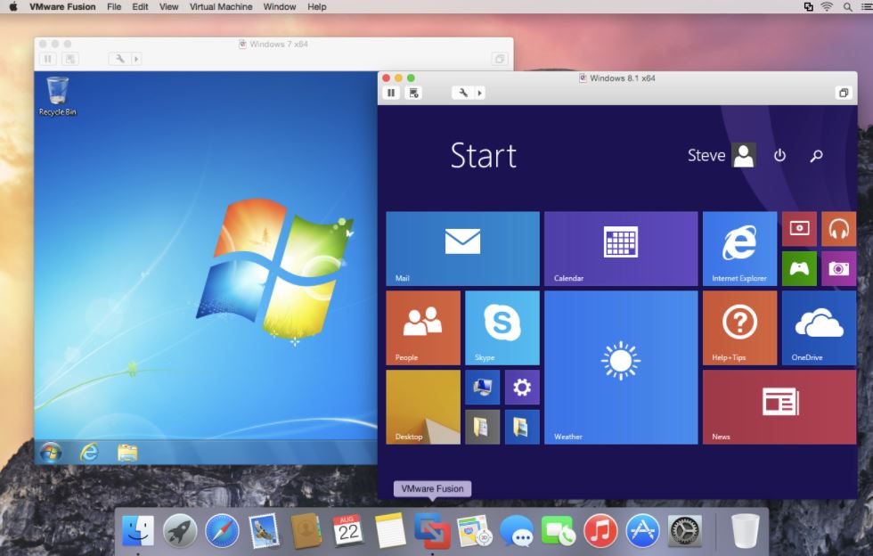 VMware Fusion - Run Windows apps on Mac