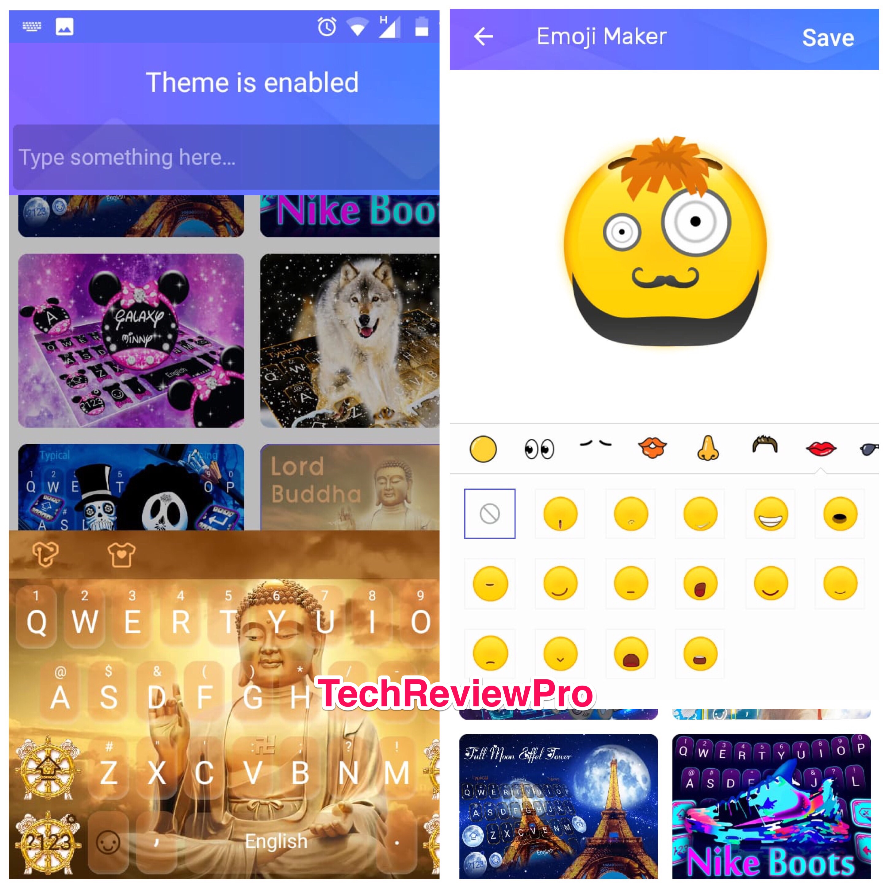 Typany - best keyboard app with emoji - Best Keyboards with Emojis for Android