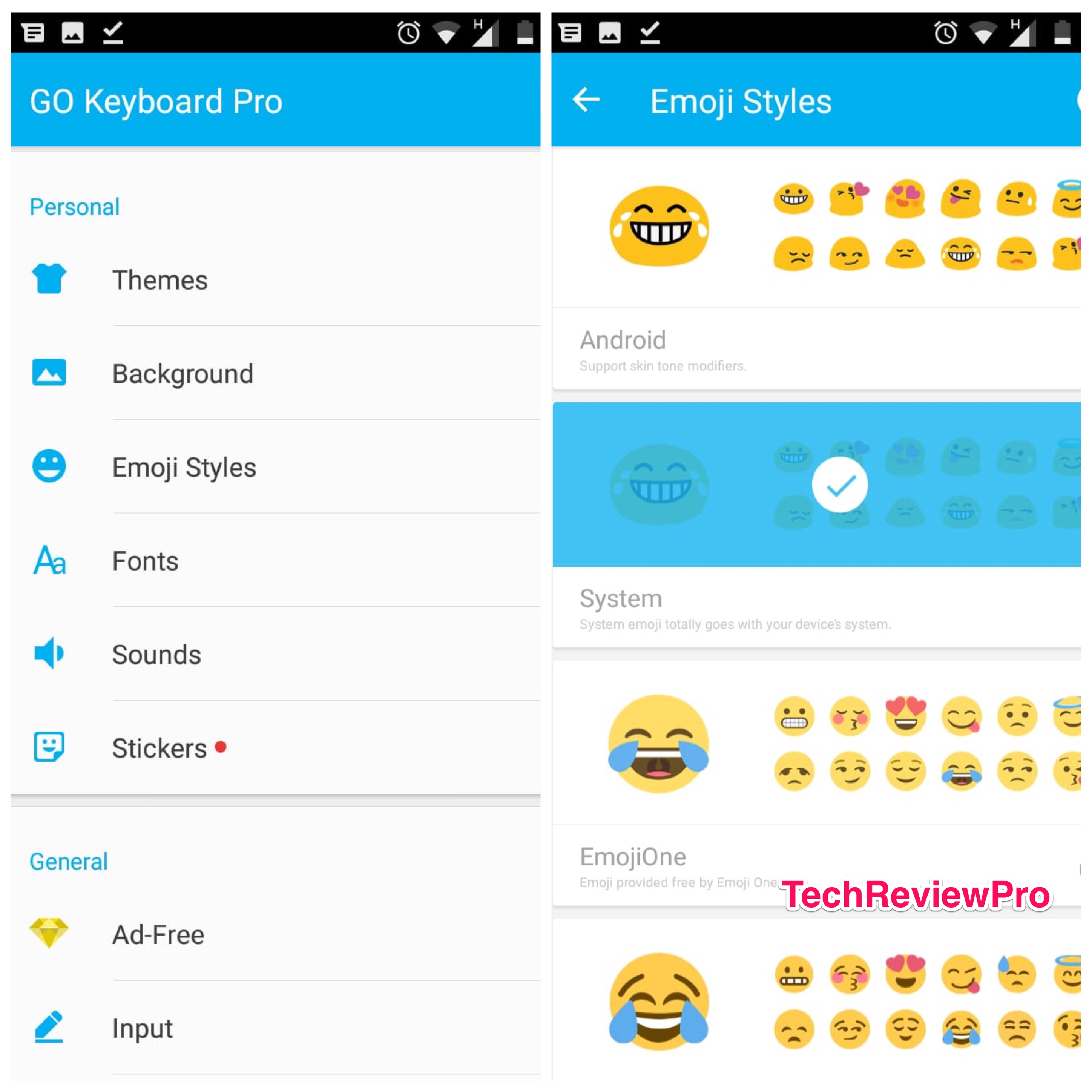 Go Keyboard Pro - Best Keyboards with Emojis for Android - Animated Emoji App