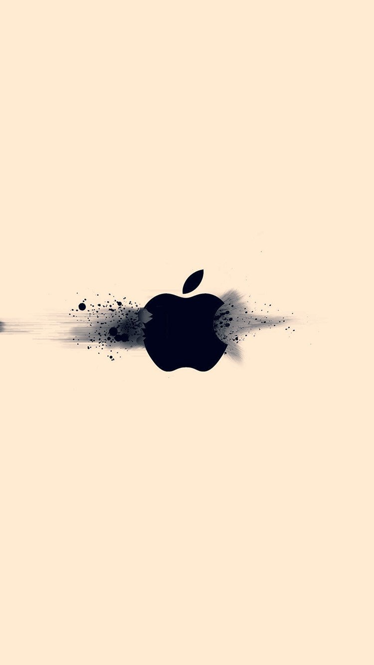 Apple Logo Clean iPhone X Wallpaper iOS 13