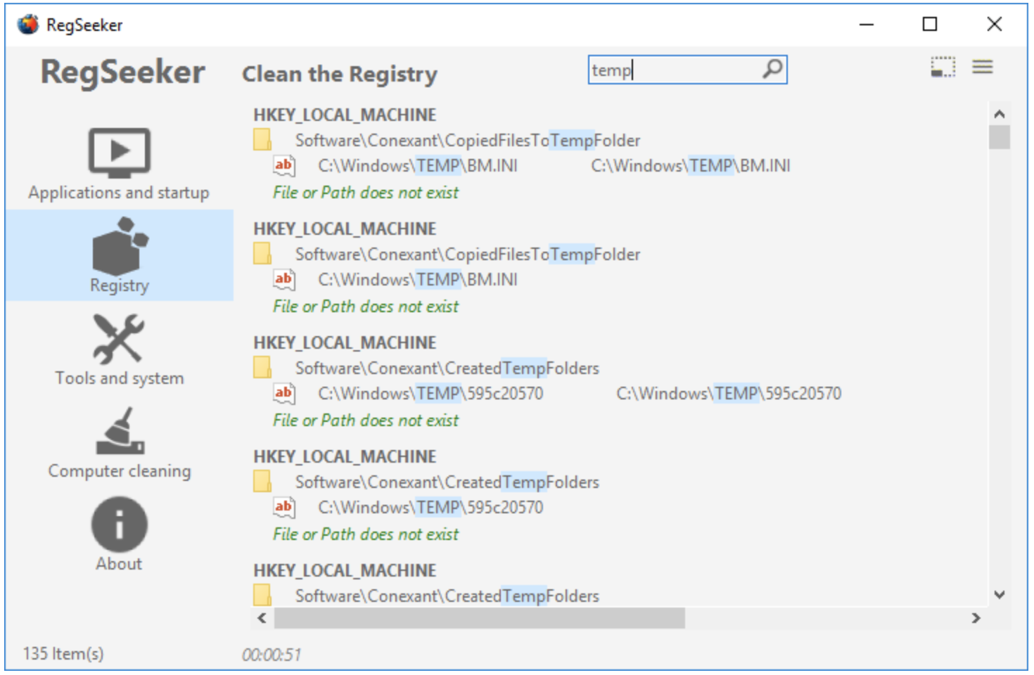 RegSeeker Windows Registry Cleaner - Best Free Windows Registry Cleaner Tool for PC
