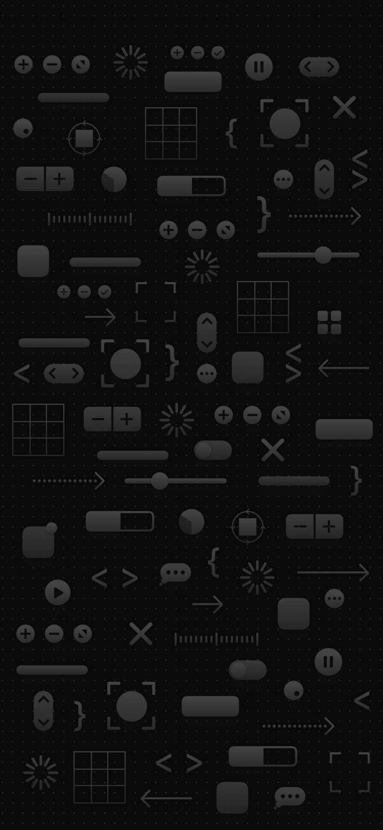 iPhone X iOS 12 All Dark WWDC Wallpaper