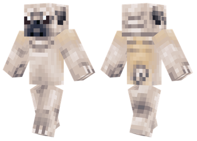 pug - best minecraft skins - 20 Best Minecraft Skins that are Really Cool - SkindexSkins