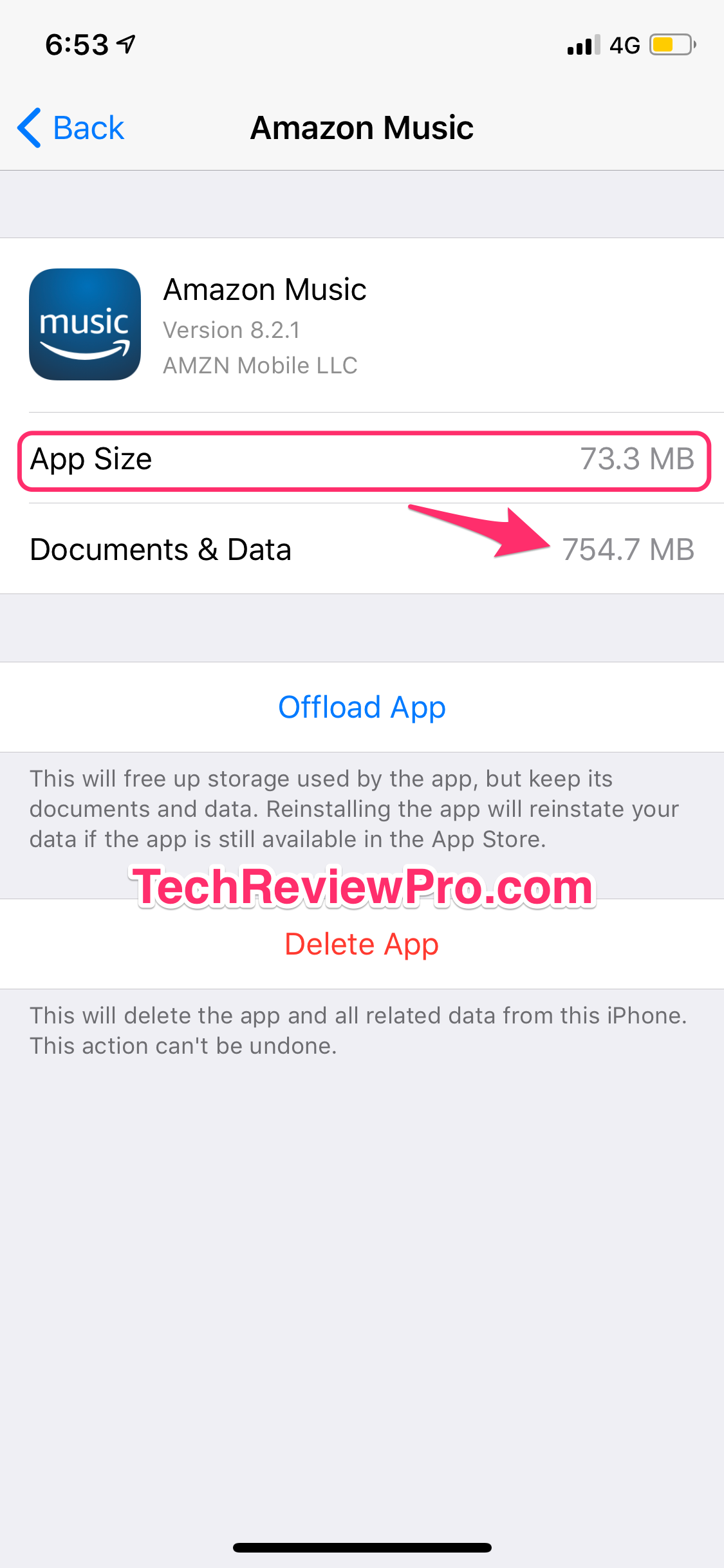 Delete Documents and Data on iPhone X
