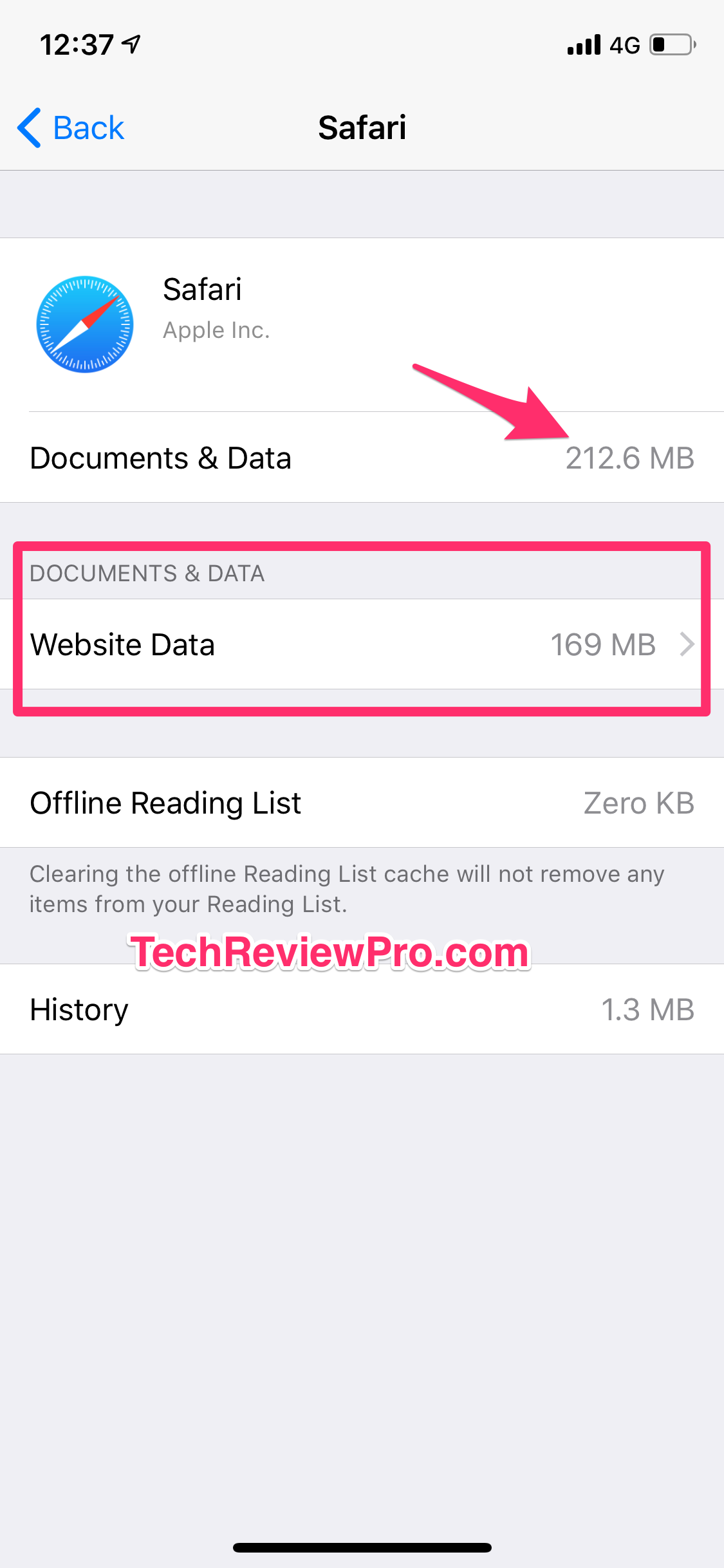 How to Delete Documents and Data from Safari Web Browser