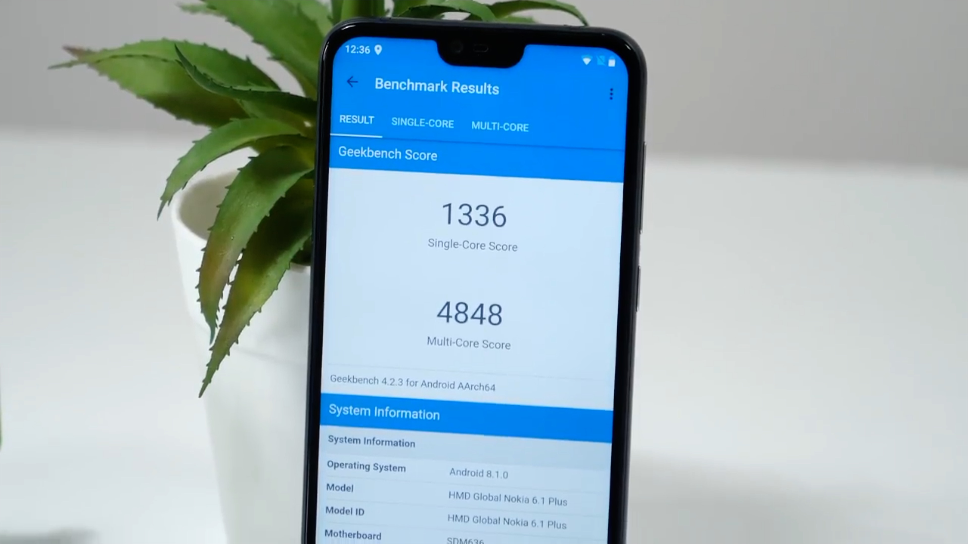 Nokia 6.1 Plus Performance and Geekbench Benchmark Test