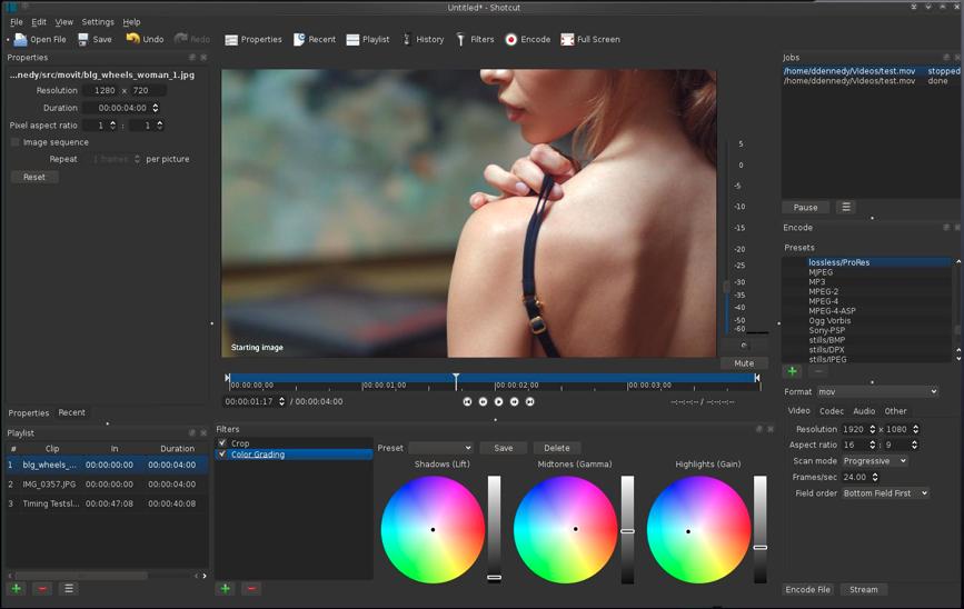 shotcut linux video editor - Best Linux Video Editing Software 