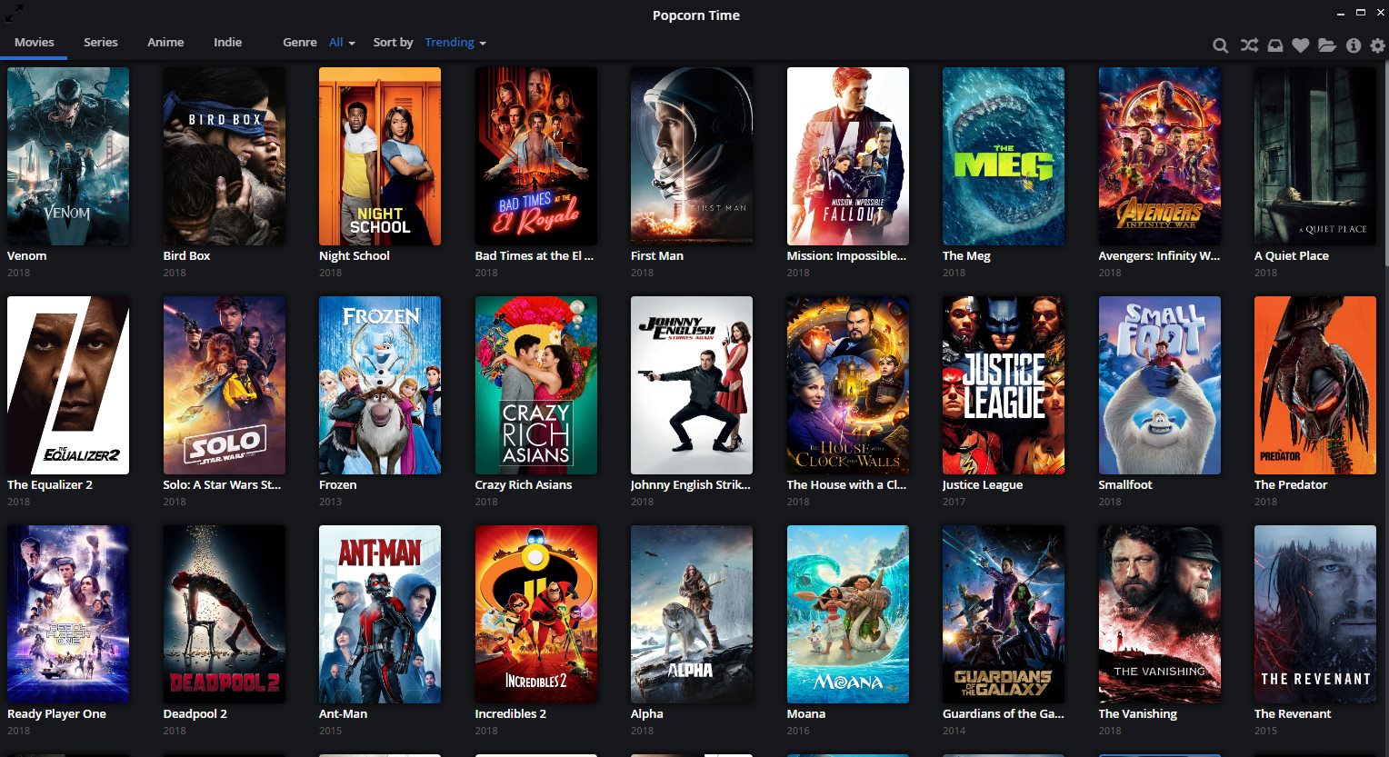 popcorn time windows - Best Android Movie Apps Like Showbox