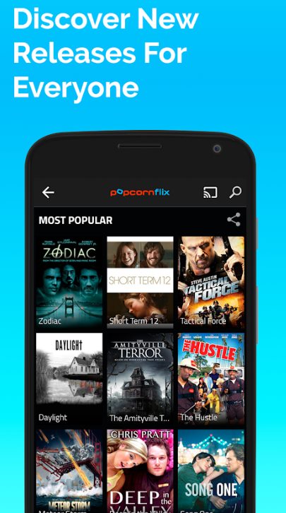 popcornflix - Top 7 Best Android Movie Apps Like Showbox
