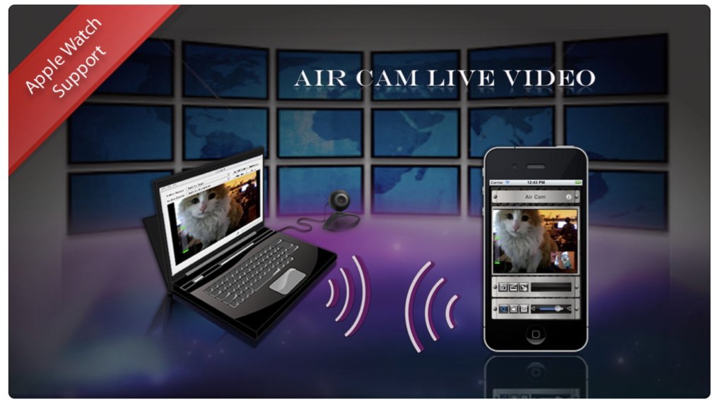 AirCam Live Video - iPhone Webcam Apps to Use iPhone as Webcam