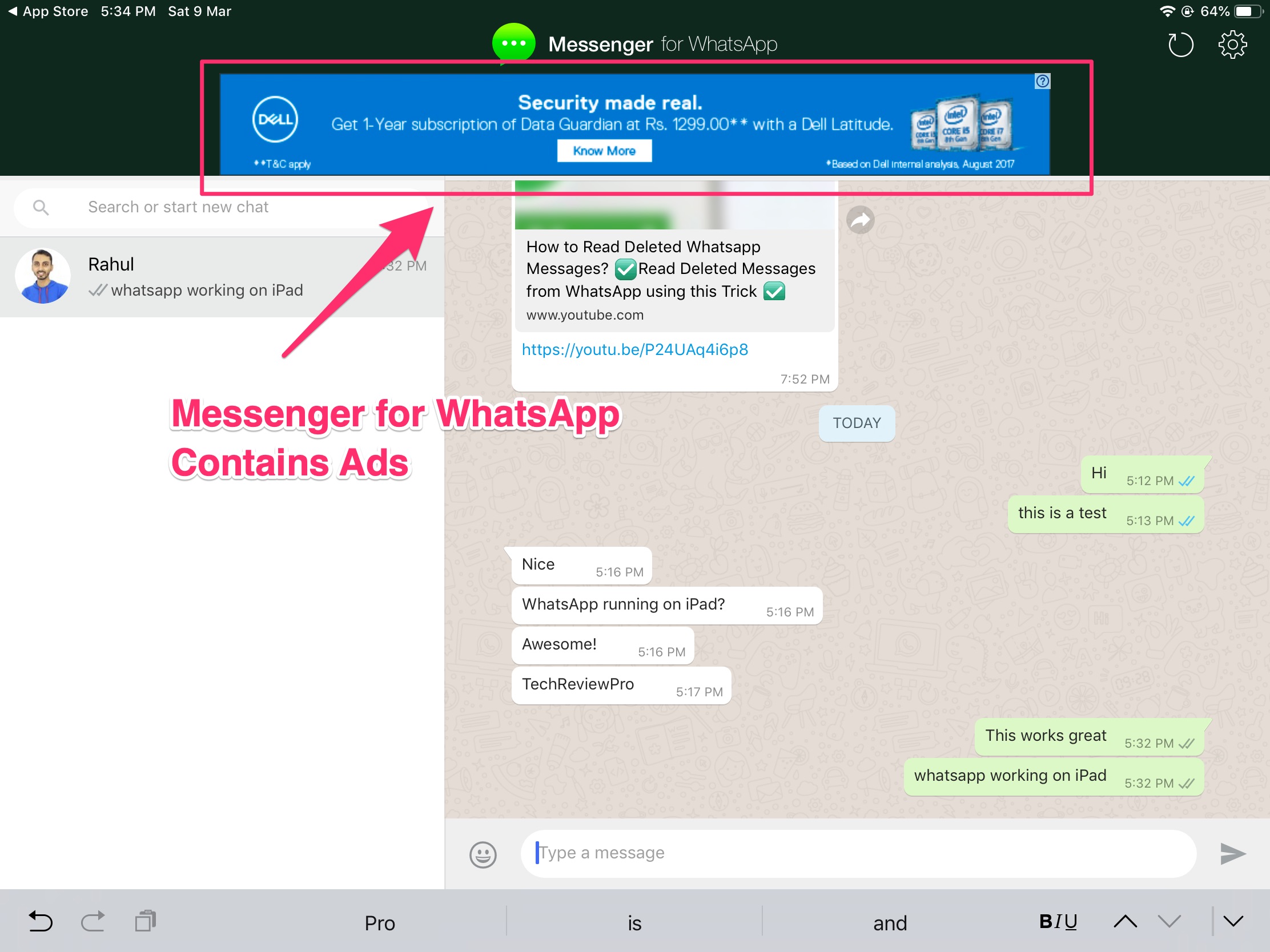 Messenger for WhatsApp on iPad - How to Install WhatsApp Messenger on iPad