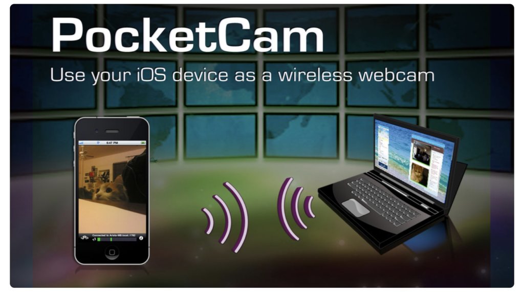 PocketCam WebCam Apps - iPhone Webcam Apps to Use iPhone as Webcam