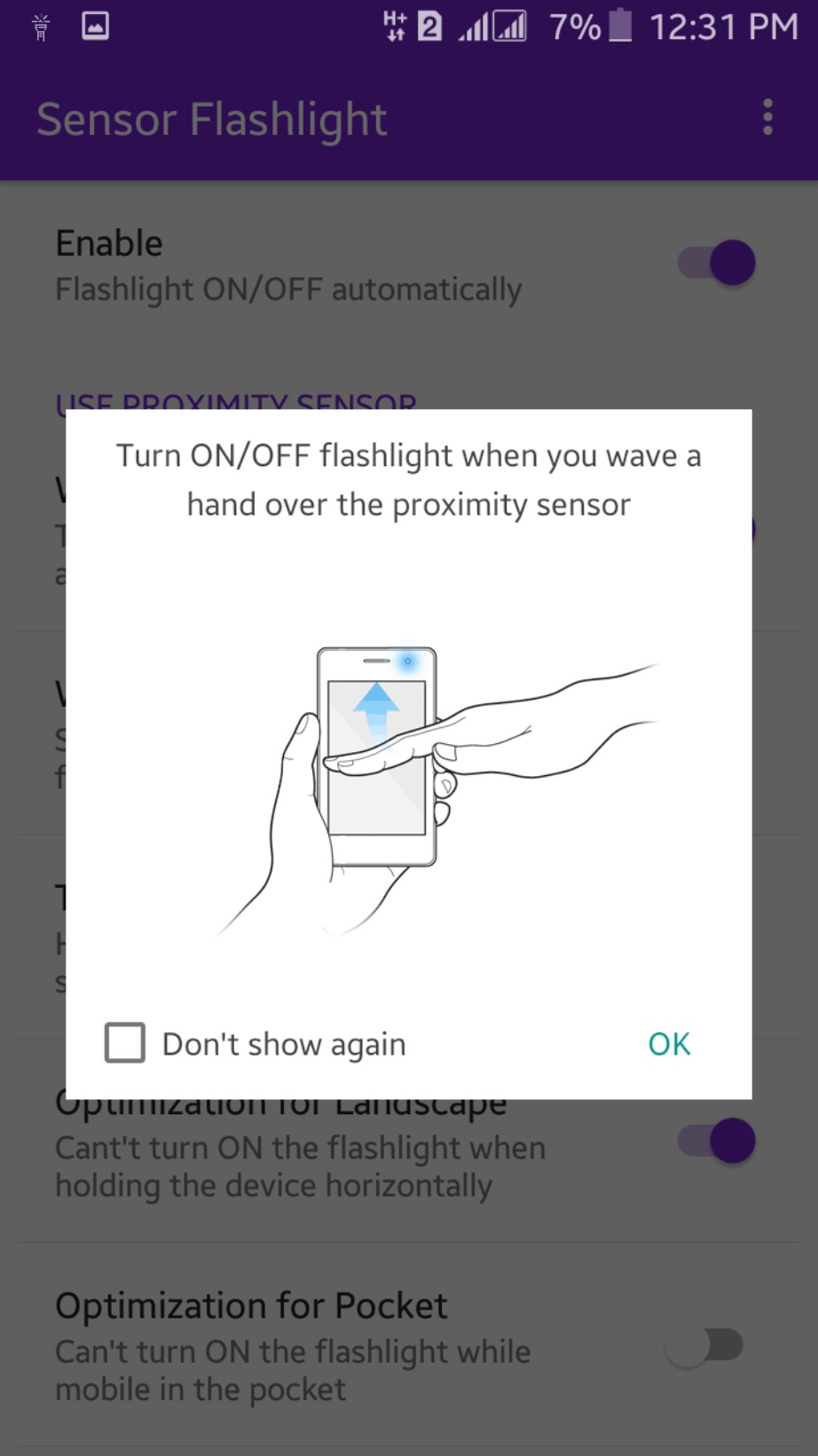 Proximity Flashlight App - Best Proximity Sensor Apps to Make Your Android Phone Smarter