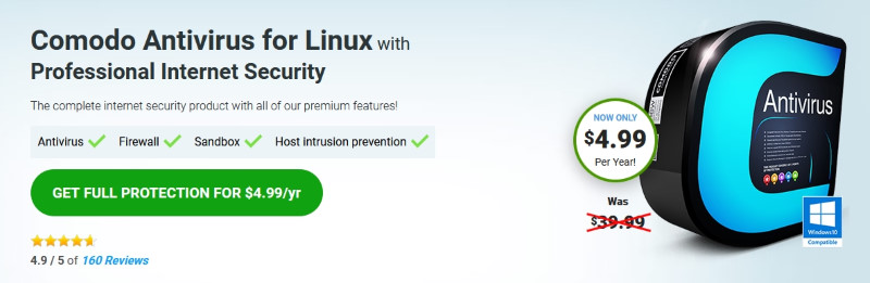 Comodo Antivirus for Linux - Best Malware Scanner and Virus Protection for Linux - Best Antivirus for Kali Linux