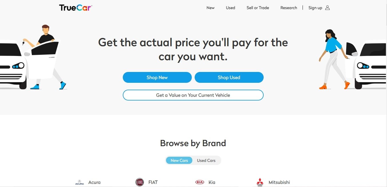 TrueCar - Best Free Carfax Alternatives Similar to Carfax
