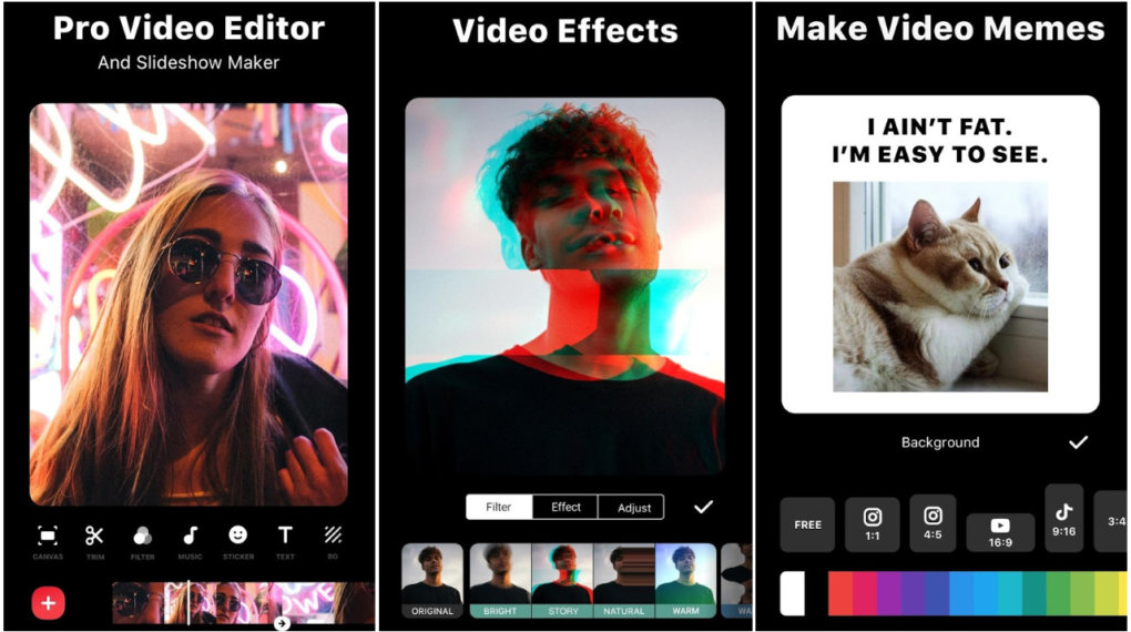 InShot Video Editor - Best Video Filter Apps for iPhone and Android