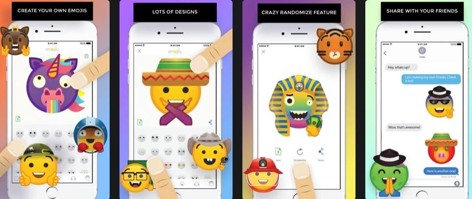 Emojily Emoji Maker for iPhone - Best Emoji Maker Apps and Tools to Make Your Own Emoji