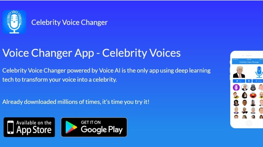 Celebrity Voicer Changer App - Best Celebrity Voice Changer to Create Your Own Celebrity Voice