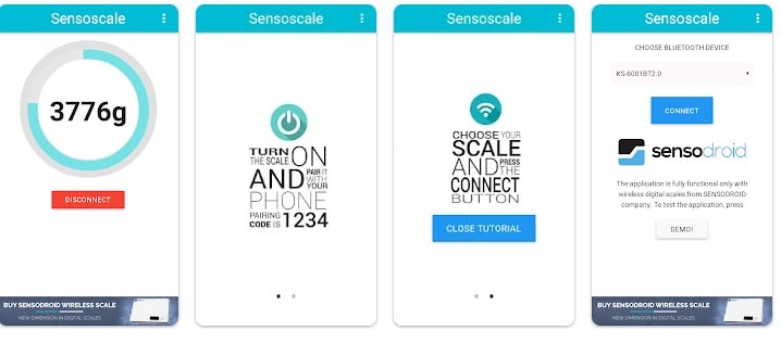 Sensoscale - Best Digital Scale Apps for Android