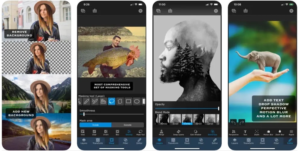Superimpose - Best Grain Filter Effect Apps to Add Grain Filter Texture to Photos