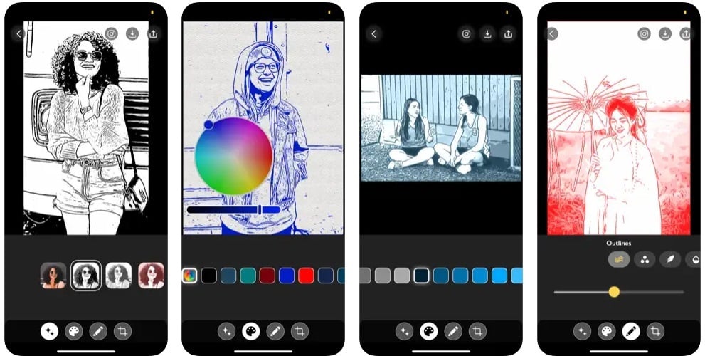 Outline Photo to Sketch Editor - Best Outline Picture Apps to Outline Pictures for Sketches