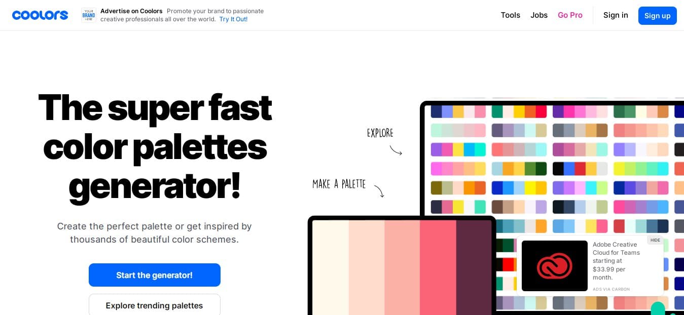 Free Superfast Color Scheme Generator - Best Random Color Palette Generators to Create Beautiful Color Schemes