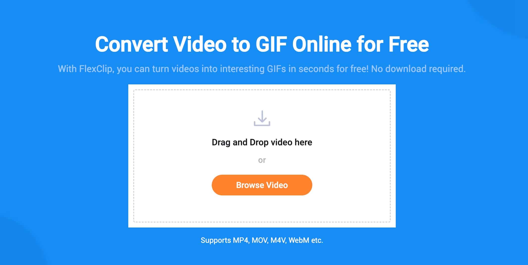 FlexClip Video to GIF Converter Tool to Convert Videos to GIFs Online