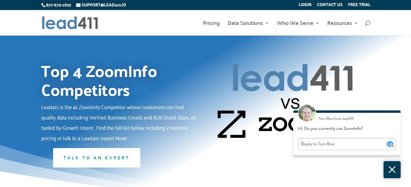 Lead411 - Best ZoomInfo Alternatives Sites Like ZoomInfo to Find Business Email Address