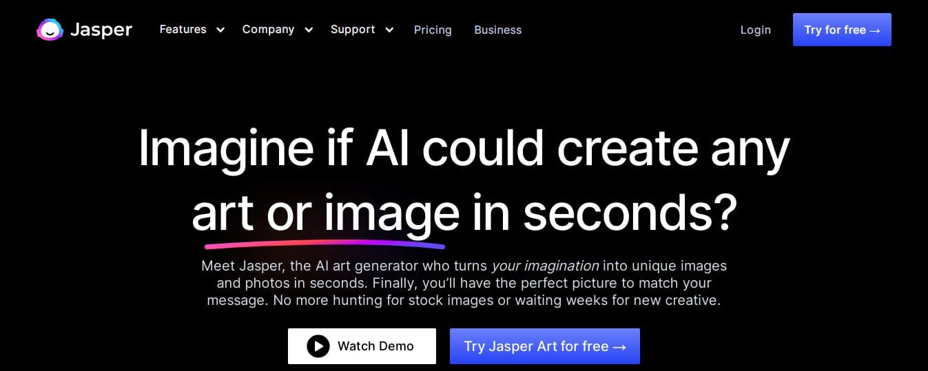 Jasper Art AI Image Generator for Etsy - Best AI Art Generators for Etsy Shop