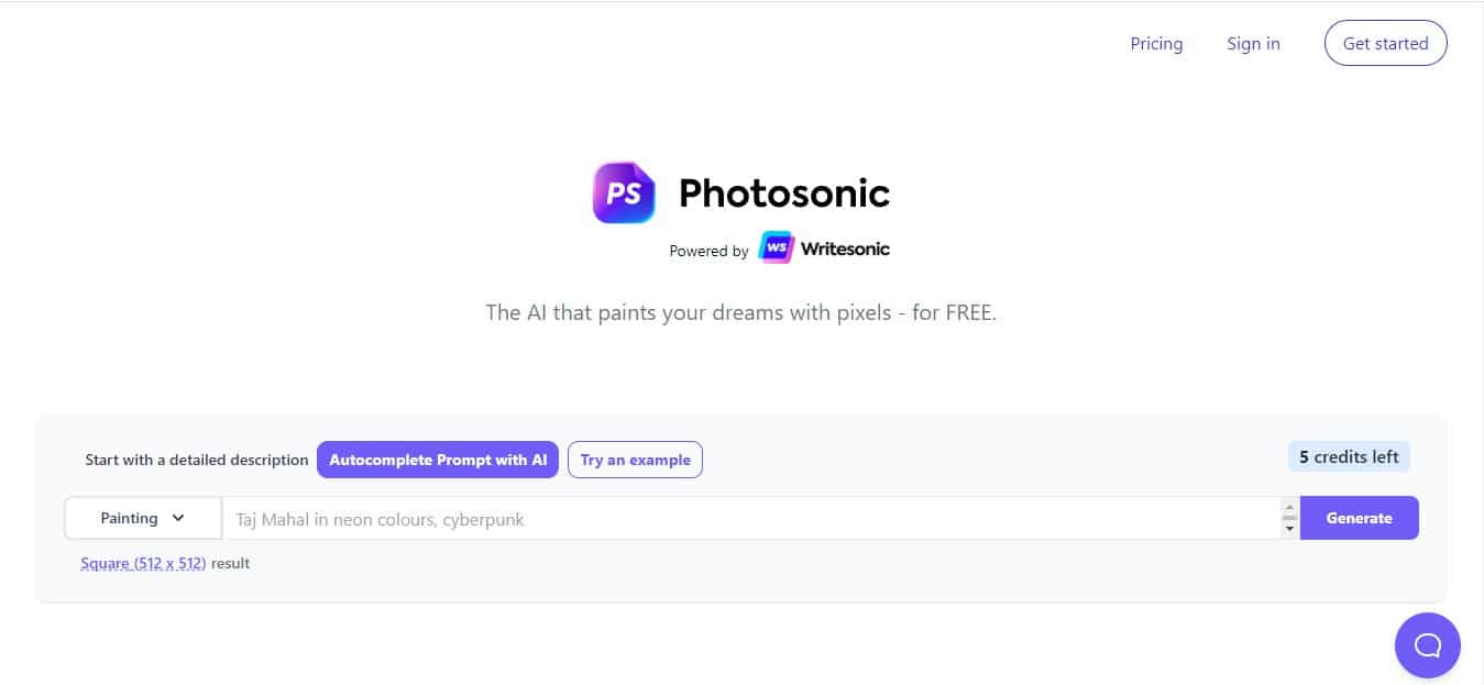 Photosonic AI Image Generator for Etsy - Best AI Art Generators for Etsy Shop