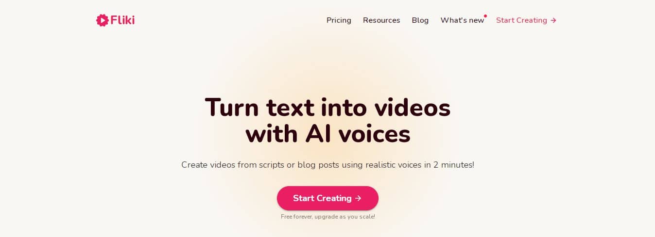 Fliki AI Text to Voice Video Maker - Best AI Text-to-Voice Video Speech Maker for YouTube