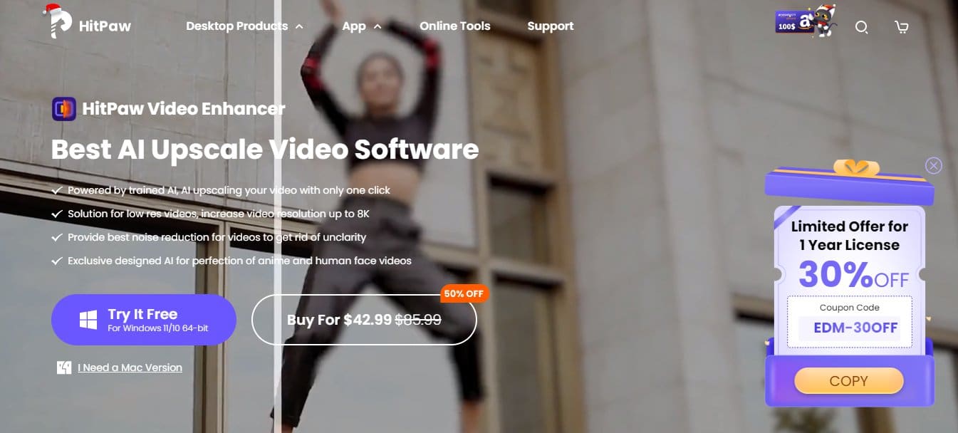 HitPaw AI Video Upscaling Software - Best AI Video Upscaling Software for Upscaling Videos using AI