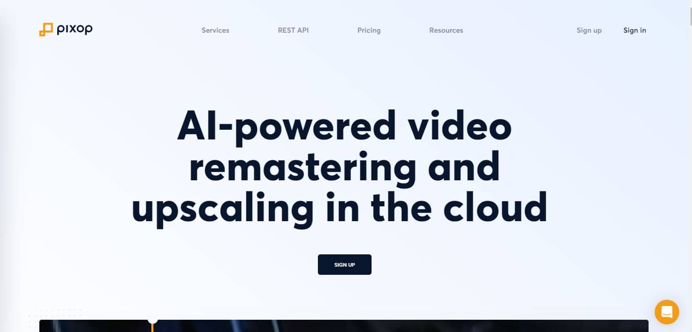 Pixop AI Video Upscaling Software - Best AI Video Upscaling Software for Upscaling Videos using AI