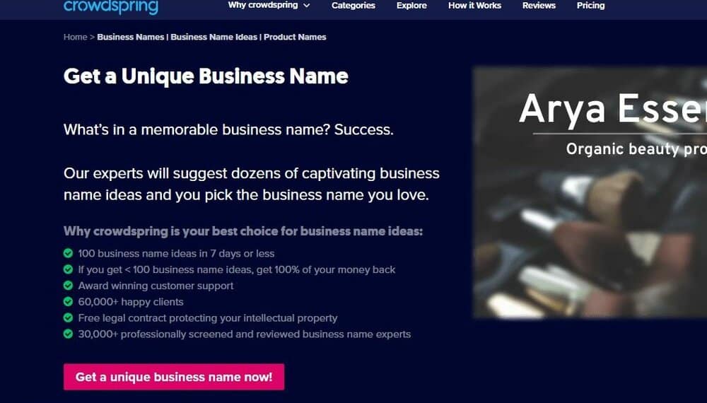 Crowdspring Name Generator - Best Podcast Name Generator for Business Name Ideas