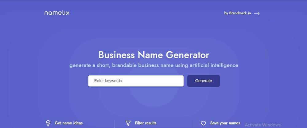 Namelix - Best Podcast Name Generator for Business Name Ideas